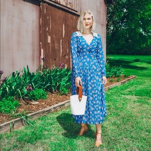 ASOS DESIGN pleated maxi dress